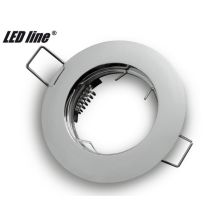 LED line inbouwspot rond vast Chrome