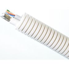Preflex flexibele buis 20mm met Hirschmann coax-kabel en UTP CAT.6 kabel 100 meter
