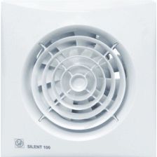 Silent ventilator Toilet/badkamer met vochtsensor en timer