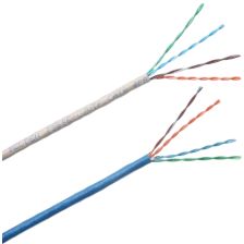 UTP-kabel Belden Cat.6 grijs en blauw 7965E